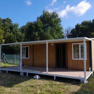 3X7M BEŞİK ÇATILI FULL  KONTEYNER