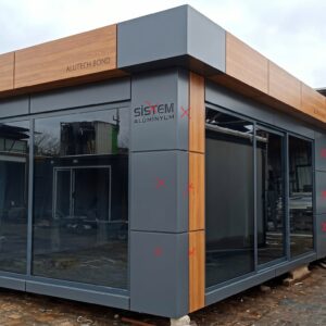 4X8m 2 CEPHE KOMPOZİTLİ OFİS